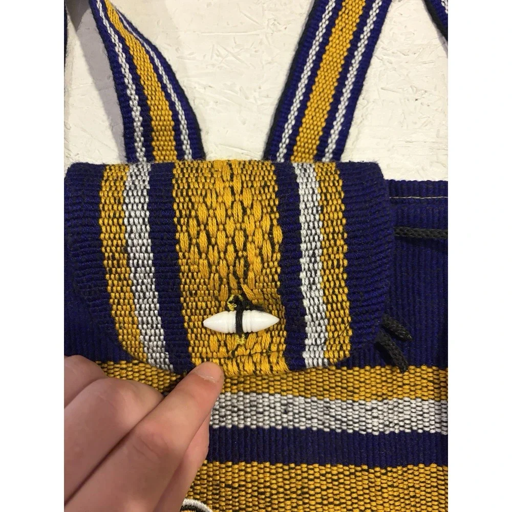 Louisiana State University (LSU)  Women's Serape Like Handbag Purse Backpack